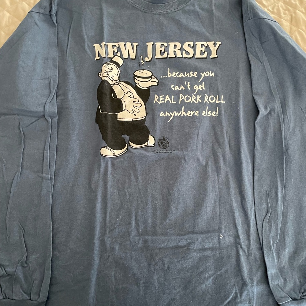 New Jersey Graphic Long Sleeve Shirt
Pork Roll or Taylor Ham.